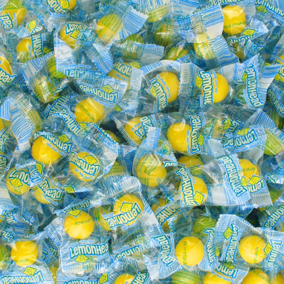 QUEEN CITY CANDY CAVE Lemon Candy Bulk front view, bright lemon flavor for party tables.