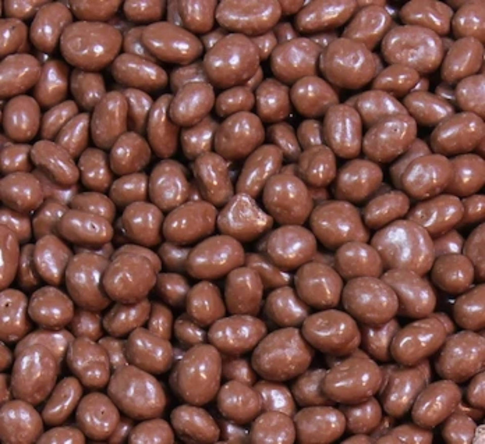 Queen City Candy Cave milk chocolate raisins pack front - indulgent, shareable snack