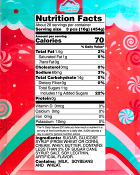 Queen City Candy Cave on-the-go snack with creamy caramel flavor in a durable bulk pack
