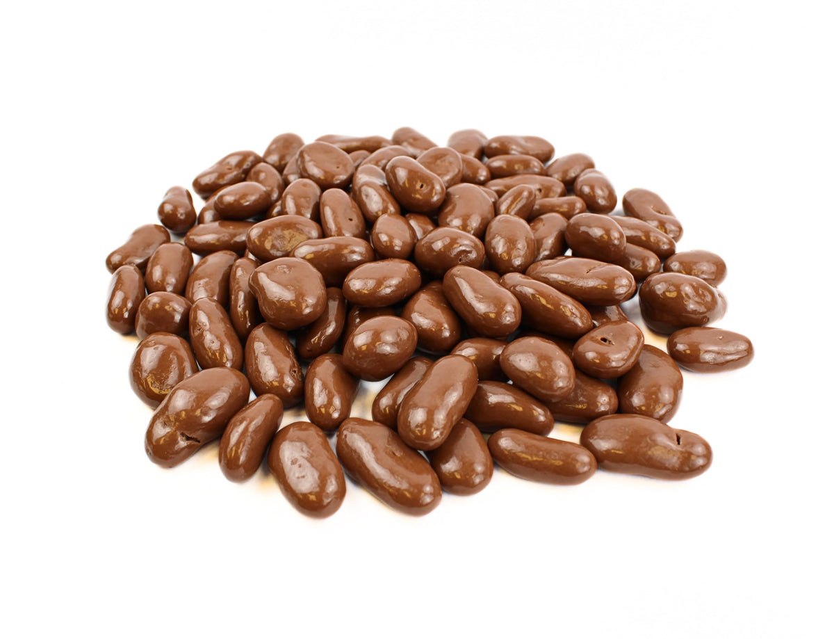 Party platter featuring Queen City Candy Cave milk chocolate raisins.