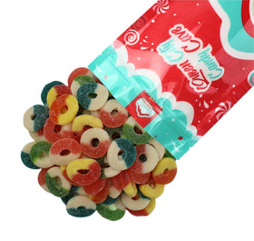 Queen City Candy Cave soft sugar-dusted gummies offer premium texture for indulgent snacking.