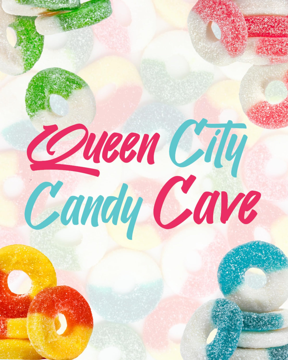 Queen City Candy Cave soft sugar-dusted gummy texture