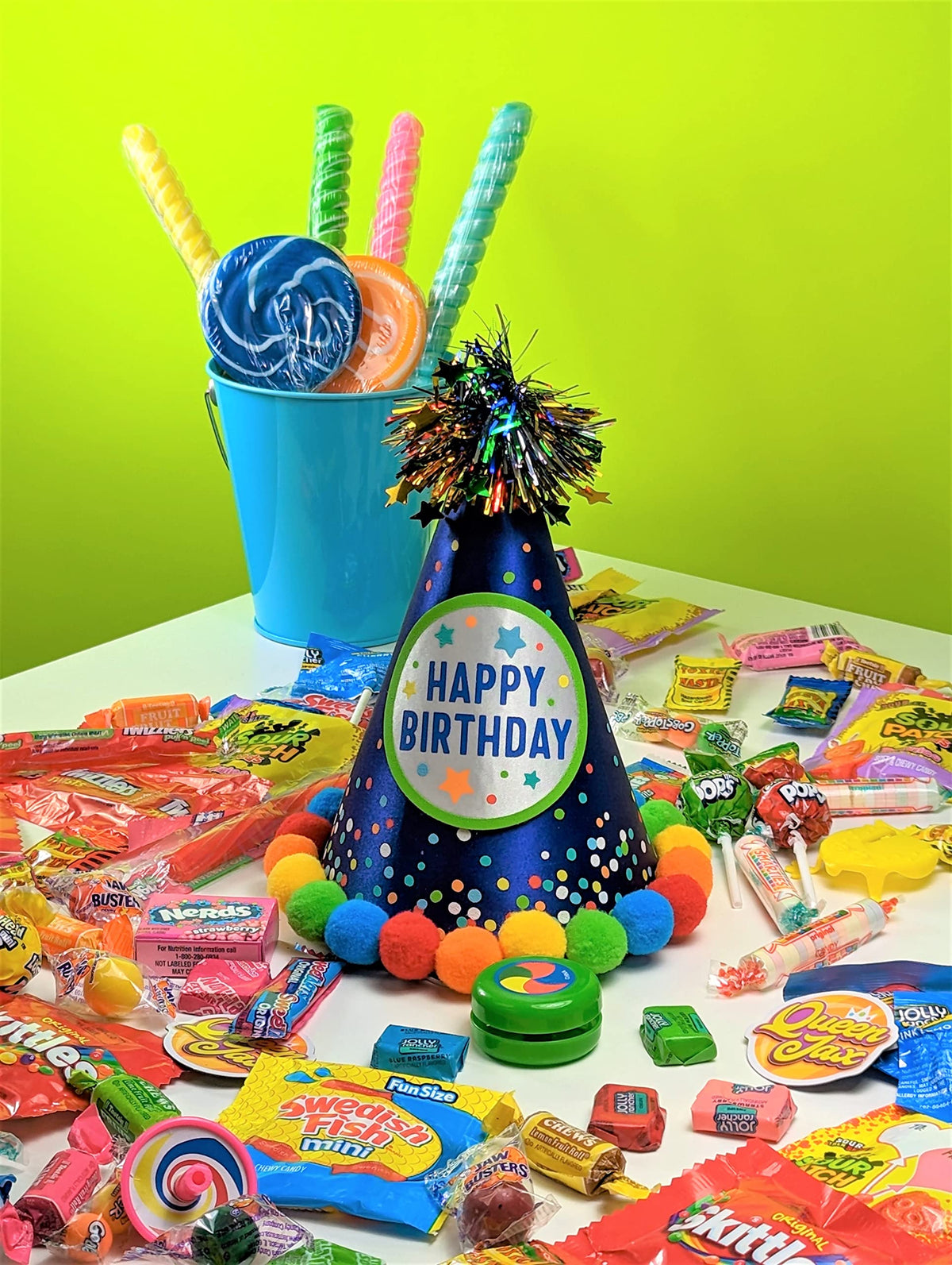 Queen Jax assorted candies with lollipops for party favorites