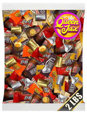 Queen Jax assorted chocolate bulk bag, ideal for gifting and sharing.