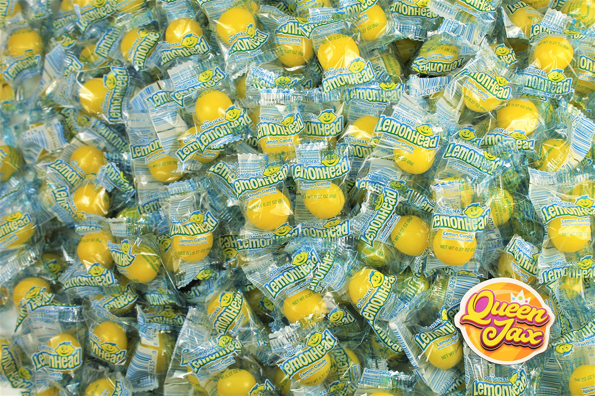 QUEEN JAX Lemonheads real lemon juice note adds authentic citrus.