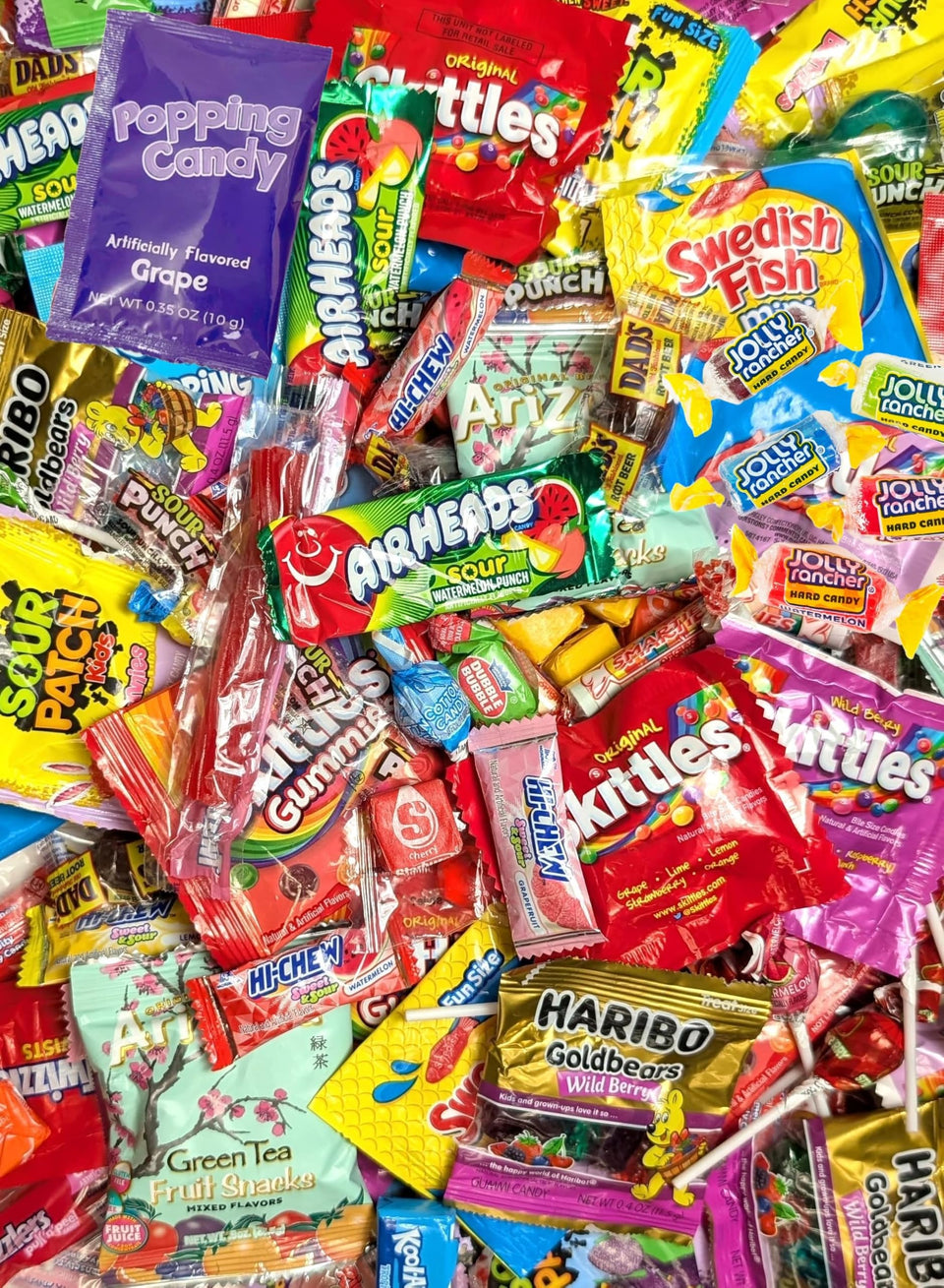Queen Jax Ultimate Assorted Candy Party Mix bag offers a colorful selection for gatherings.