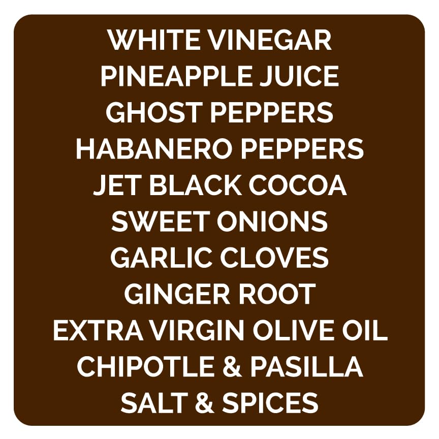 Close-up of Queen Majesty Cocoa Ghost label highlighting vegan, kosher, and no sugar added.