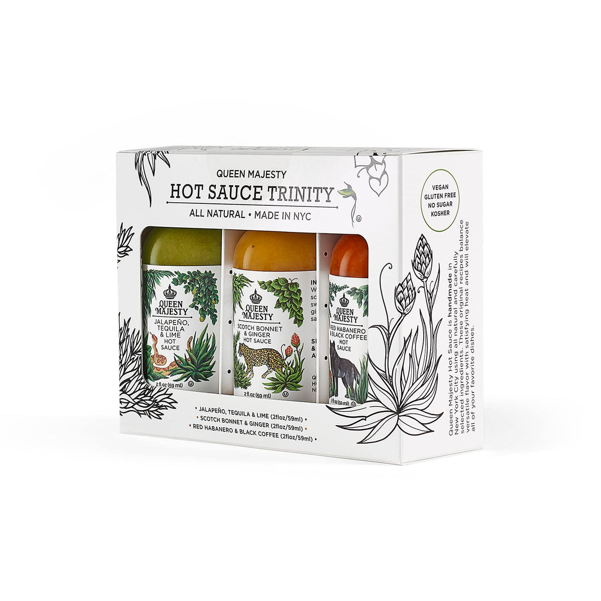 Queen Majesty Scotch Bonnet 2oz bottle adds fruity warmth to dishes