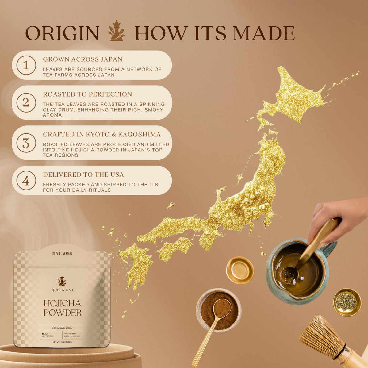 Eco-friendly packaging design highlighting a sustainable daily tea choice.