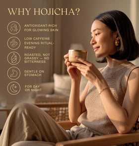 Fine Queen Omi Hojicha Powder texture reveals silky, uniform grind