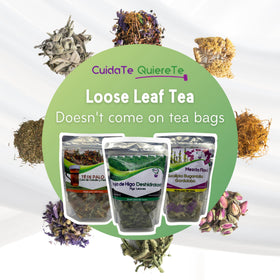 Quiere Te 50 g packaging highlights non-GMO and sugar-free.