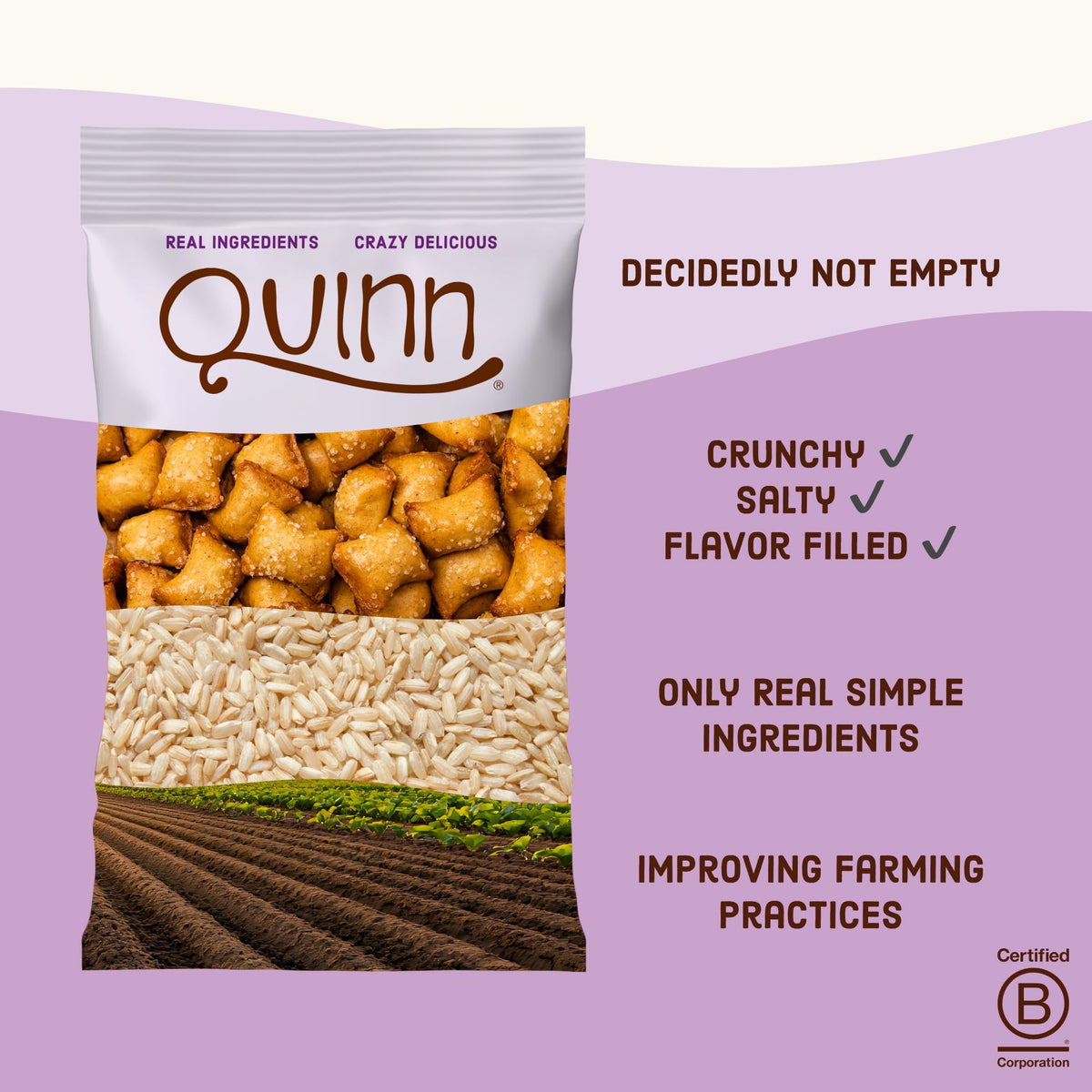 Quinn pack of 4 pretzel nuggets on display for sharing