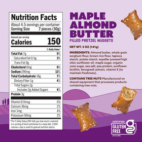 Quinn Pretzel Nuggets maple flavor, sweet-salty fusion for snack time