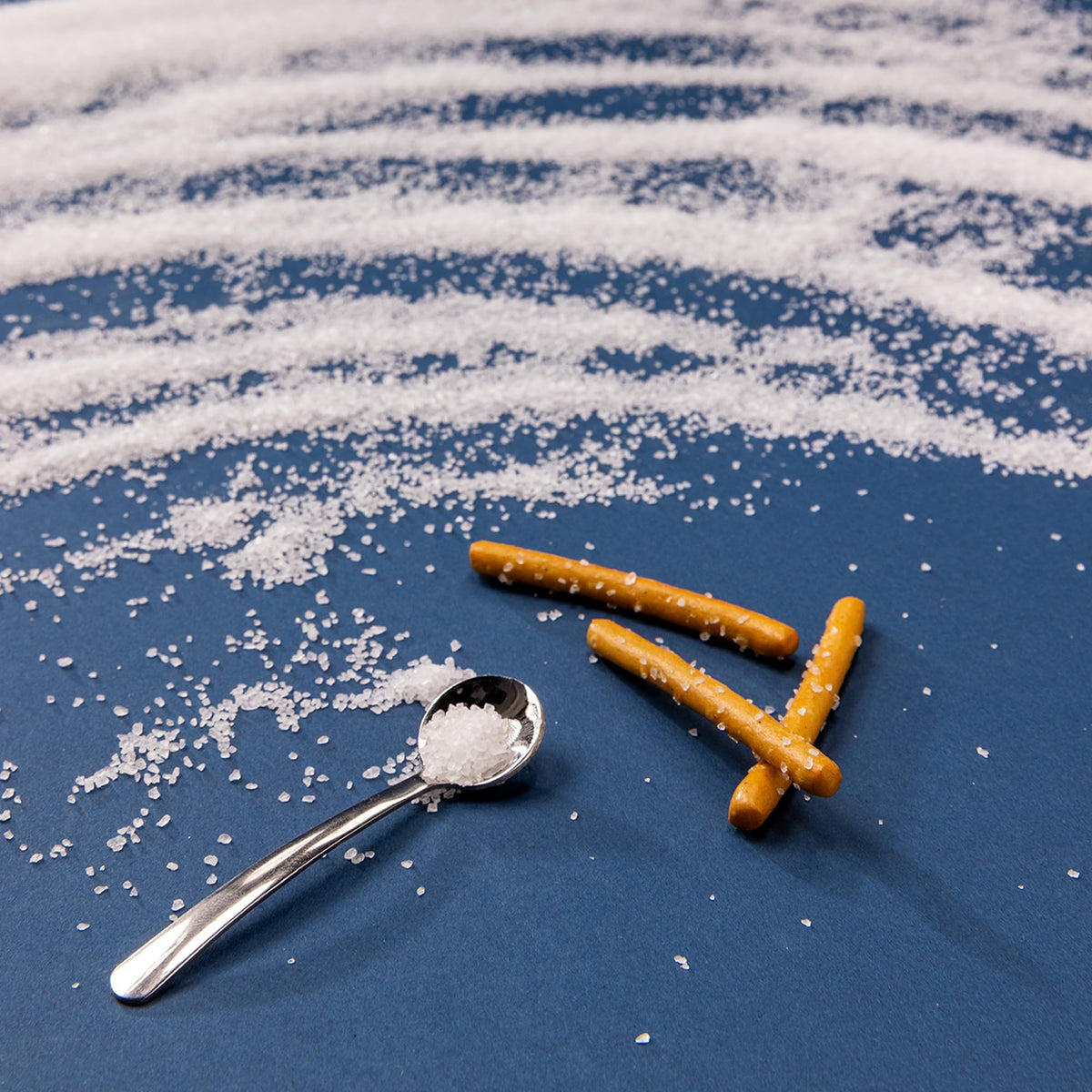 Quinn pretzel sticks on a dipping plate ideal for dips and sauces.