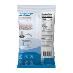 Quinn whole grain sorghum pretzel ingredients label for wholesome base.