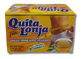 QUITA LONJA fresh tea splash suggests flavorful, caffeine-free hydration for any time.
