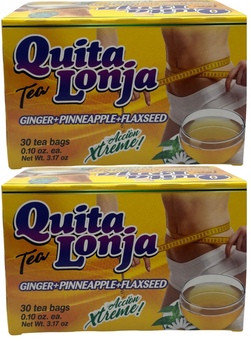 Quita Lonja Tea ginger-pineapple 30-bag pack for daily refreshment