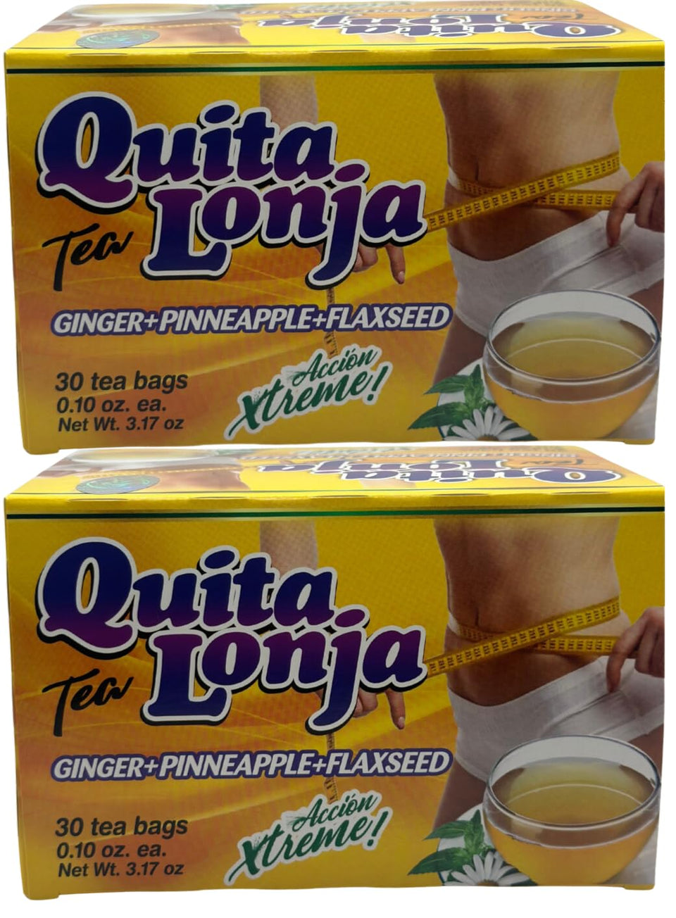 Quita Lonja Tea ginger-pineapple 30-bag pack for daily refreshment