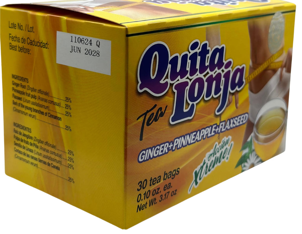 Quita Lonja Tea ginger-pineapple teabags for quick steep