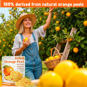 Quzeyr baking orange zest granules, pre-diced for easy, mess-free prep.
