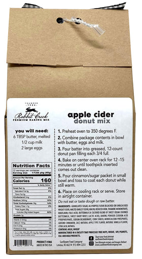 Rabbit Creek Apple Cider Donuts Mix batter in mixing bowl for easy home baking