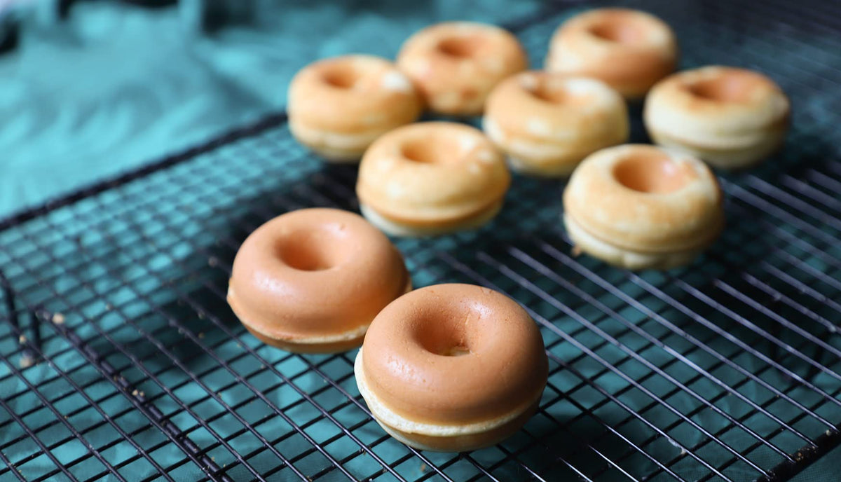 Rabbit Creek Confetti Donuts Mix donut pan, bake bakery-style donuts at home.