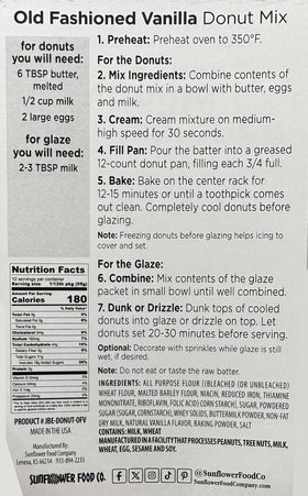 Rabbit Creek baked donuts pan-ready, no frying required for a simple treat.