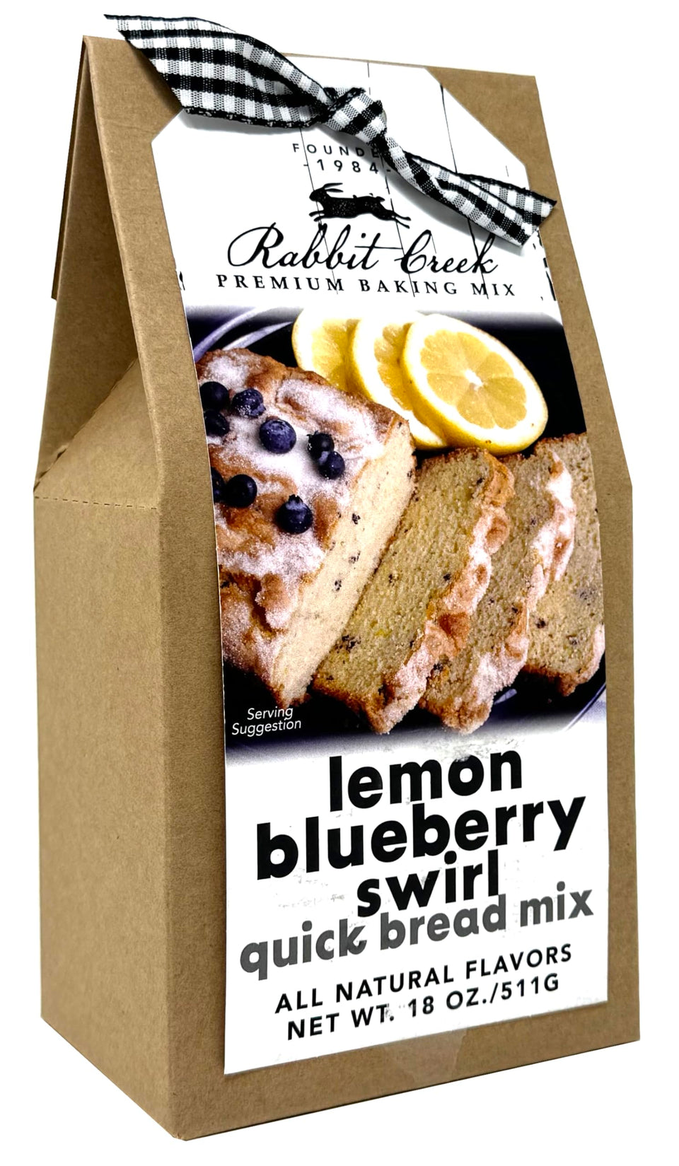 Rabbit Creek Lemon Blueberry Quick Bread Mix box, easy breakfast option