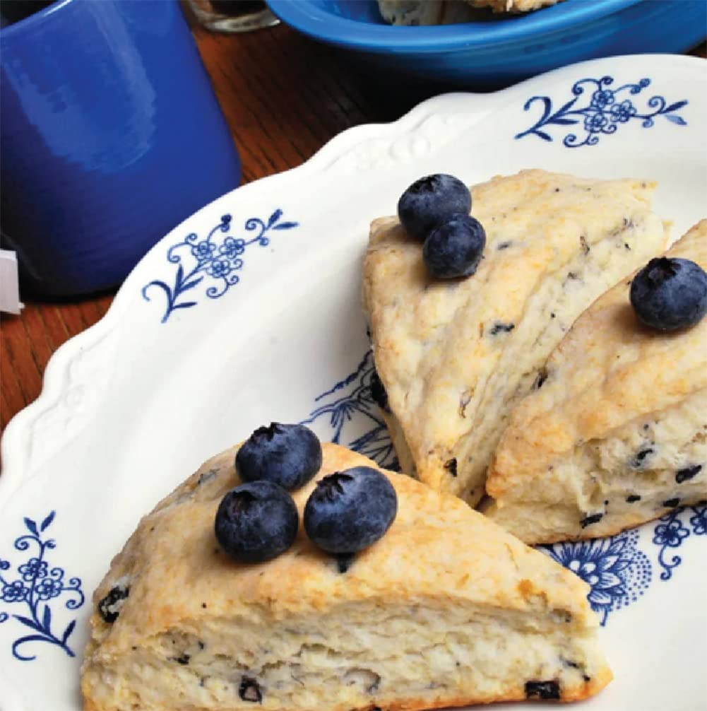 Rabbit Creek Scone Plate with blueberry and cherry flavors, inviting brunch centerpiece.