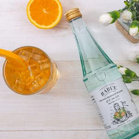 Rabee Orange Blossom Water used in desserts for fragrant flavor.