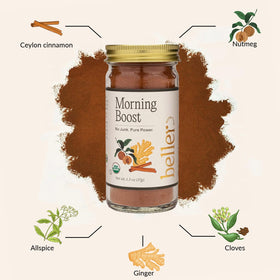 Beller's Power Pantry Organic Ceylon cinnamon powder highlights purity and organic sourcing.