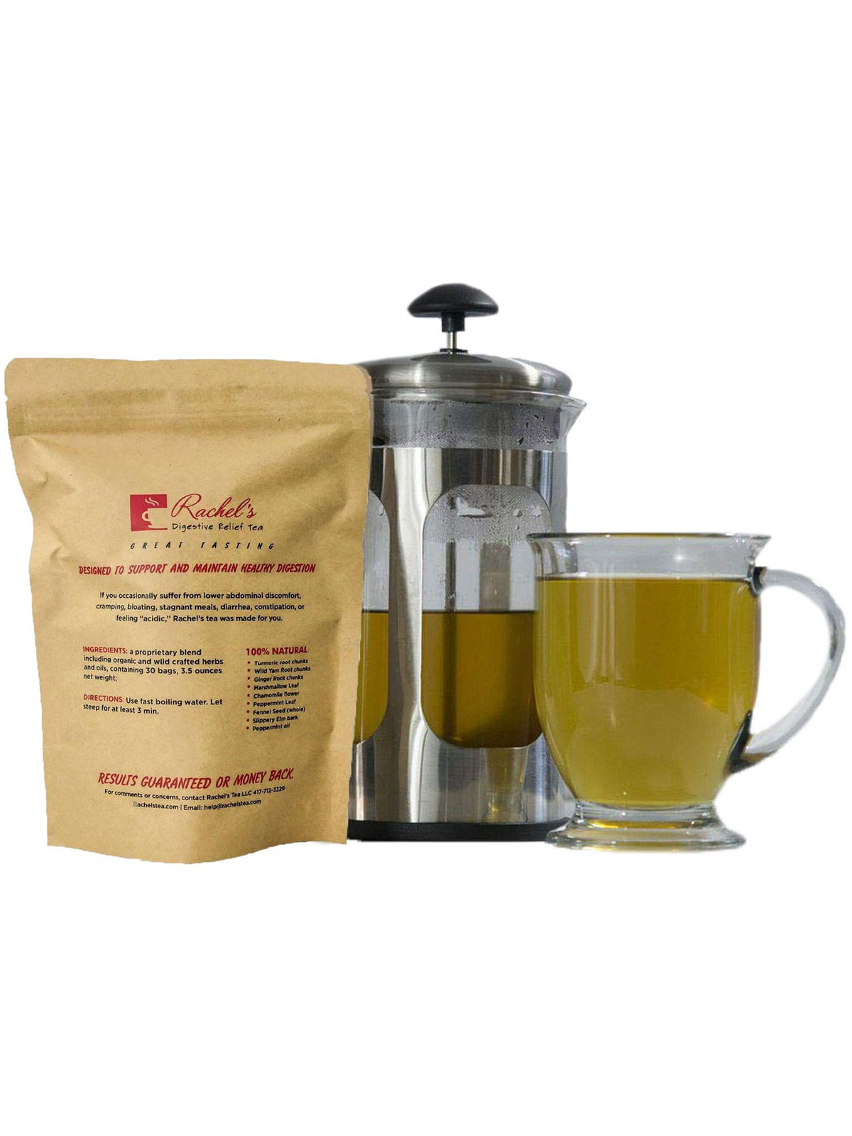 Rachelstea 60 cups from 30 bags offer flexible daily enjoyment.