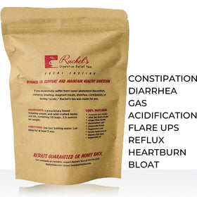 Rachelstea slippery elm marshmallow root for gentle texture.