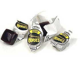 Rademaker Haagsche Koffie Hopjes close-up of candies, ideal for enjoying with coffee.
