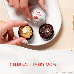 Raffaello gift box presentation, elegant setup for celebrations and gifting