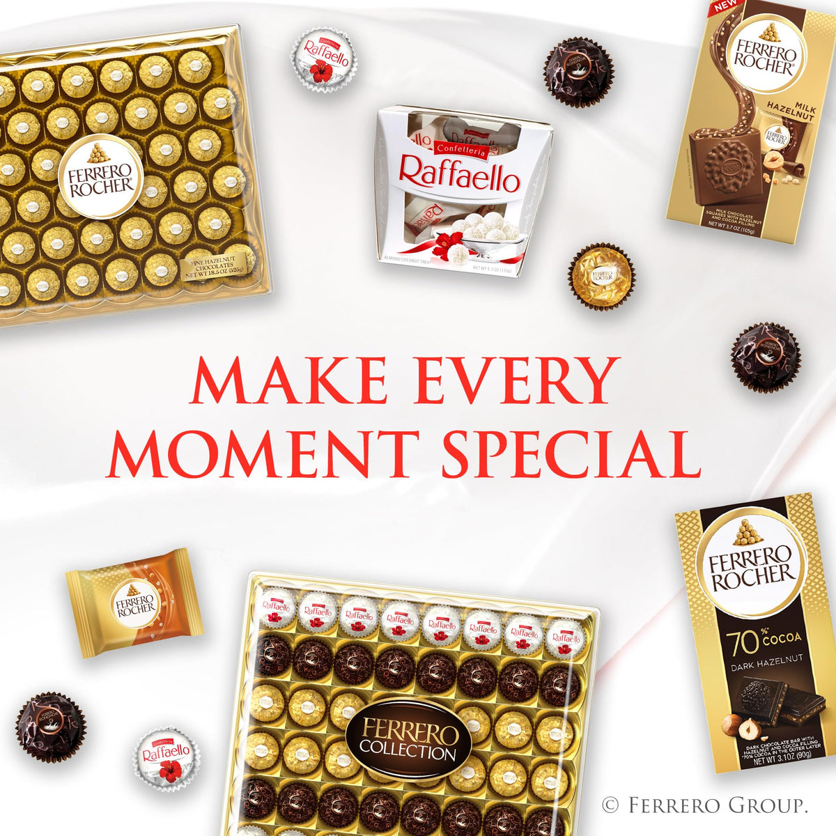 Raffaello gourmet confection basket suitable for elegant gift-giving occasions