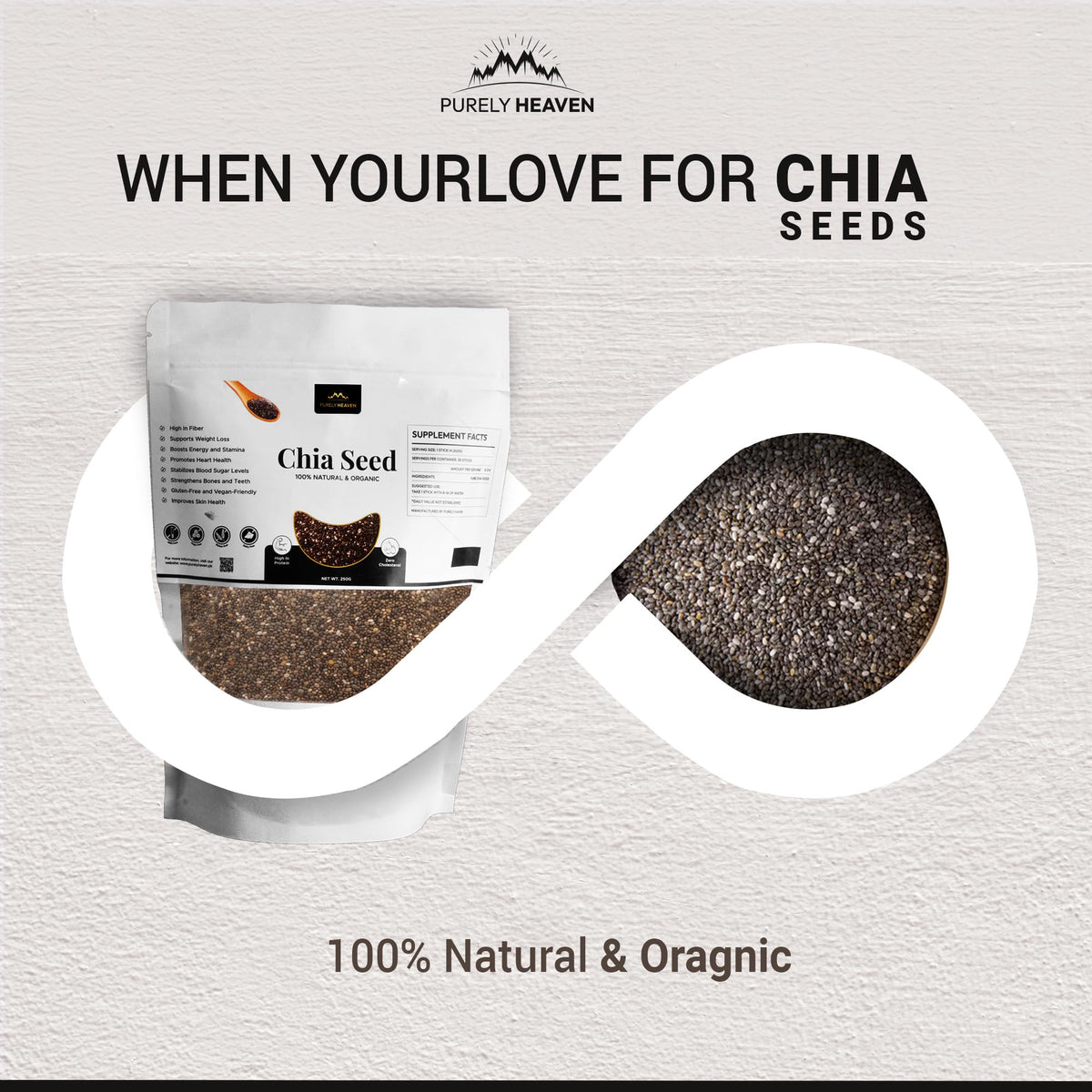 RAFFINO Purely Haven chia seeds in baking for versatility