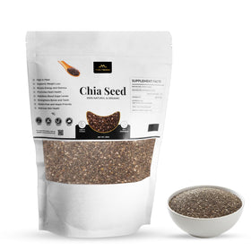 RAFFINO Purely Haven chia seeds close-up for daily digestion