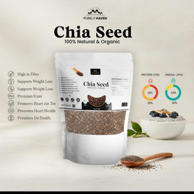RAFFINO Purely Haven chia seeds in bowl for smoothies