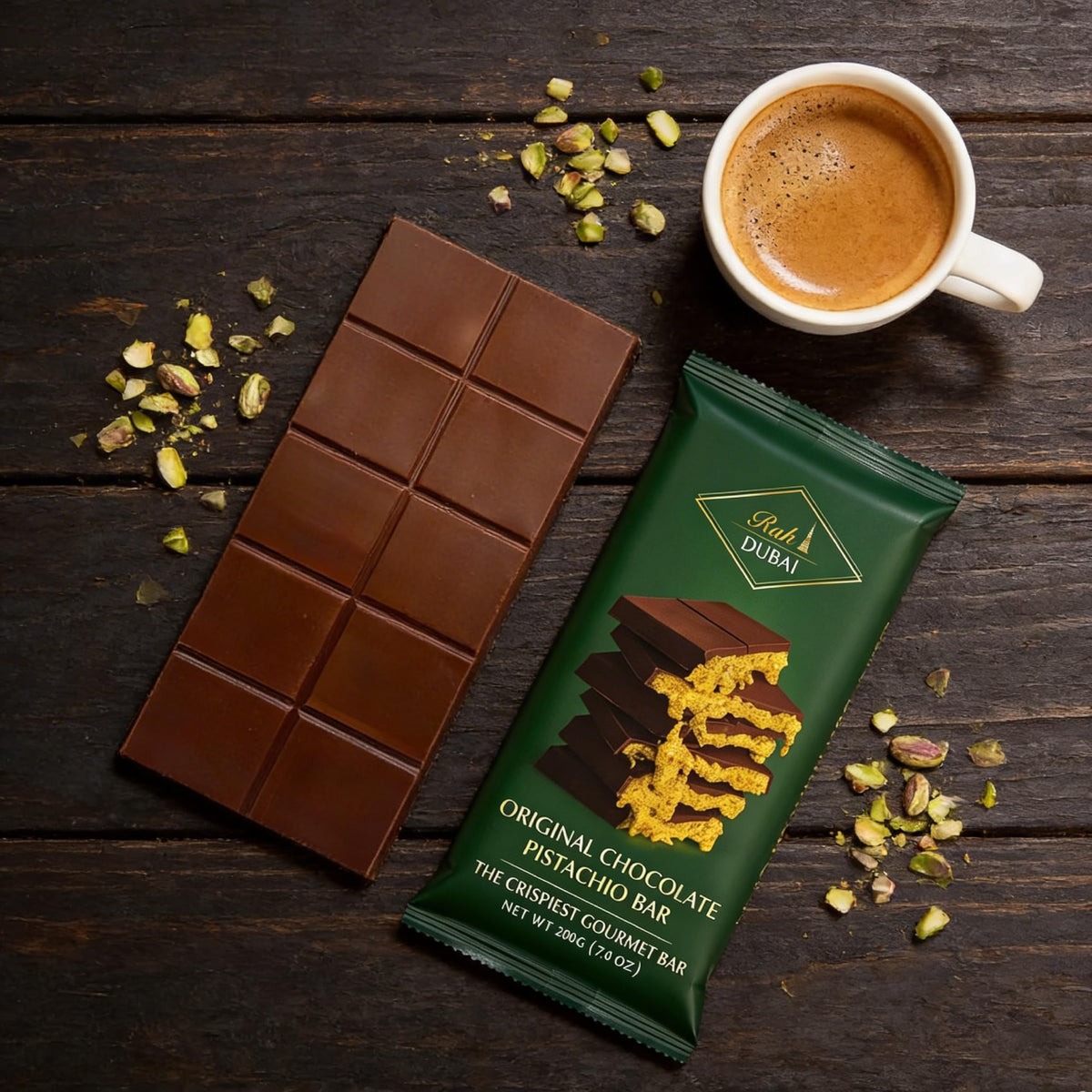 Rah Dubai 7oz bar is ideal for sharing
