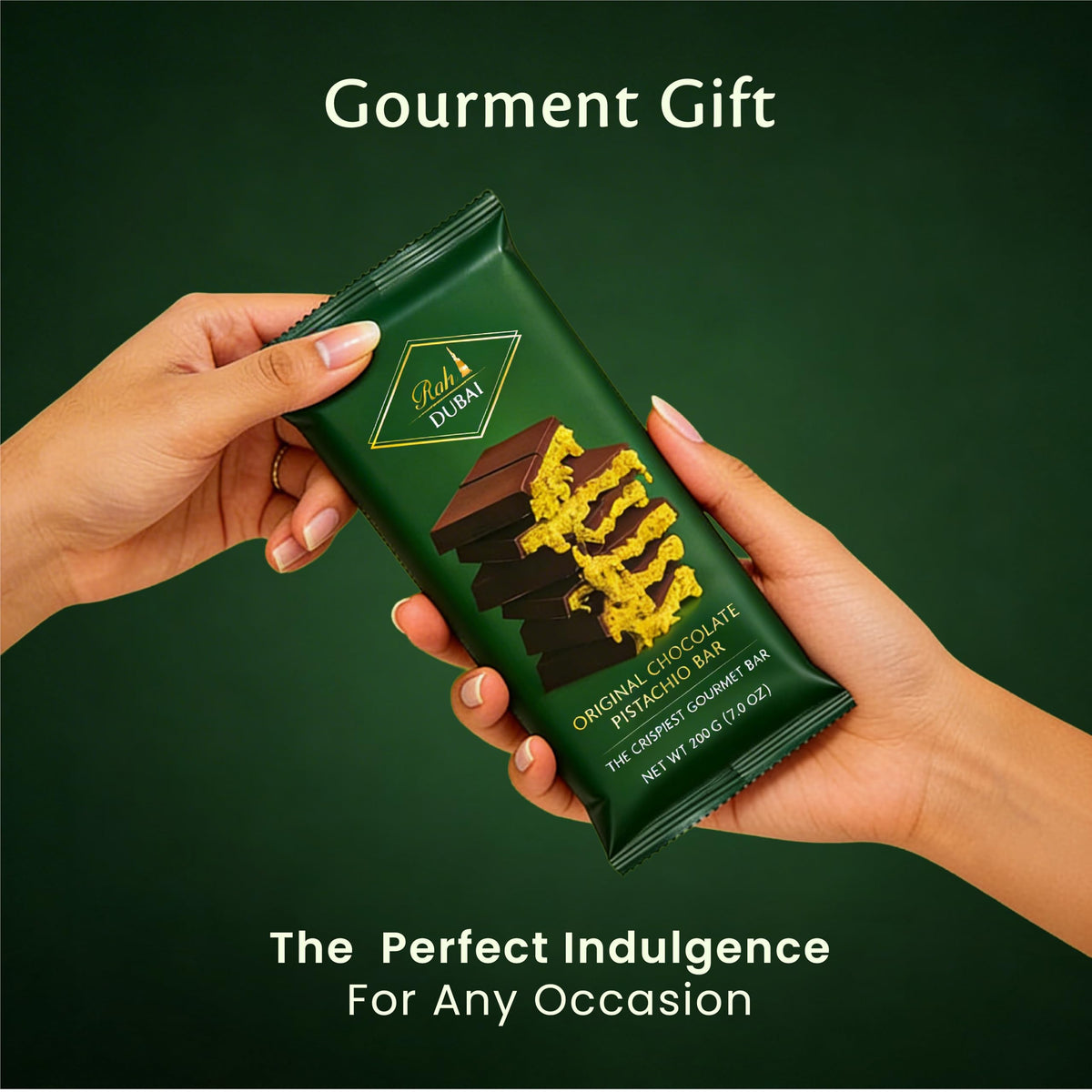 Rah Dubai chocolate pairs beautifully with coffee for a dessert moment