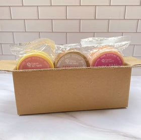 Raíces del Huerto Amaranth Wafers with Mexican-inspired ingredients and colors.