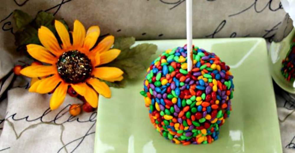 Rainbow Sunny Seeds used as a dessert topping for vibrant treats.