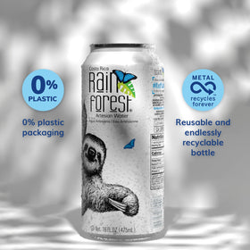 Rainforest Artesian Still Water can ideal for home or office hydration.