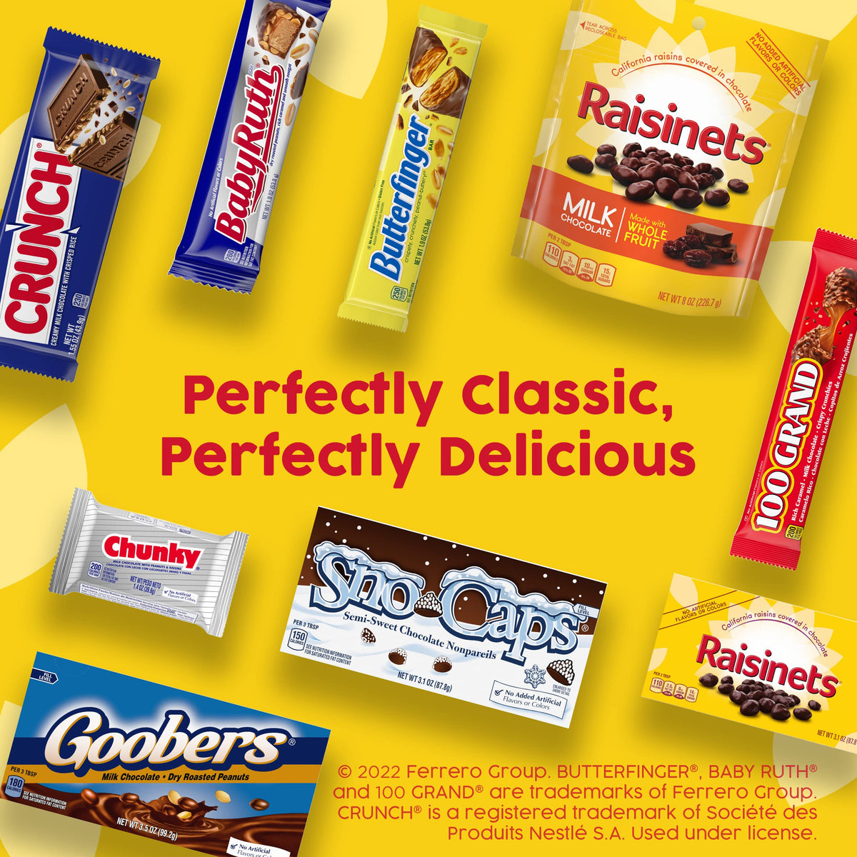 Raisinets ideal for office or travel snacking.