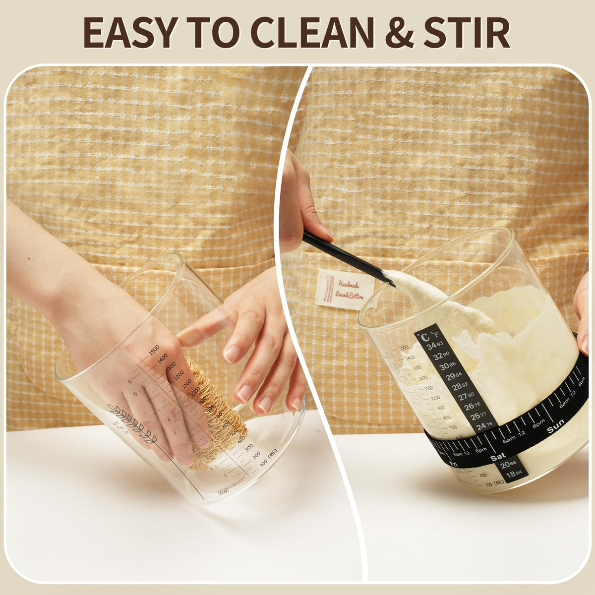 Rakovar sourdough jar cloth cover maintaining fermentation conditions.