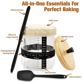 Rakovar thermometer and silicone spatula included for precise care
