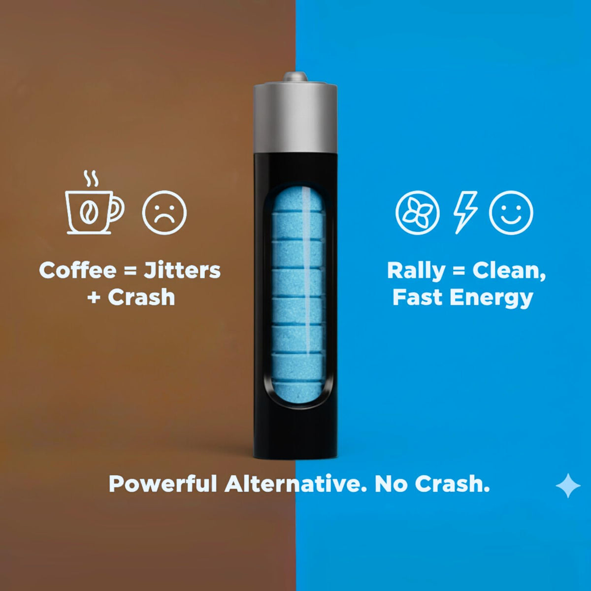 Rally Energy mints on a desk, boosting focus and fresh breath between tasks