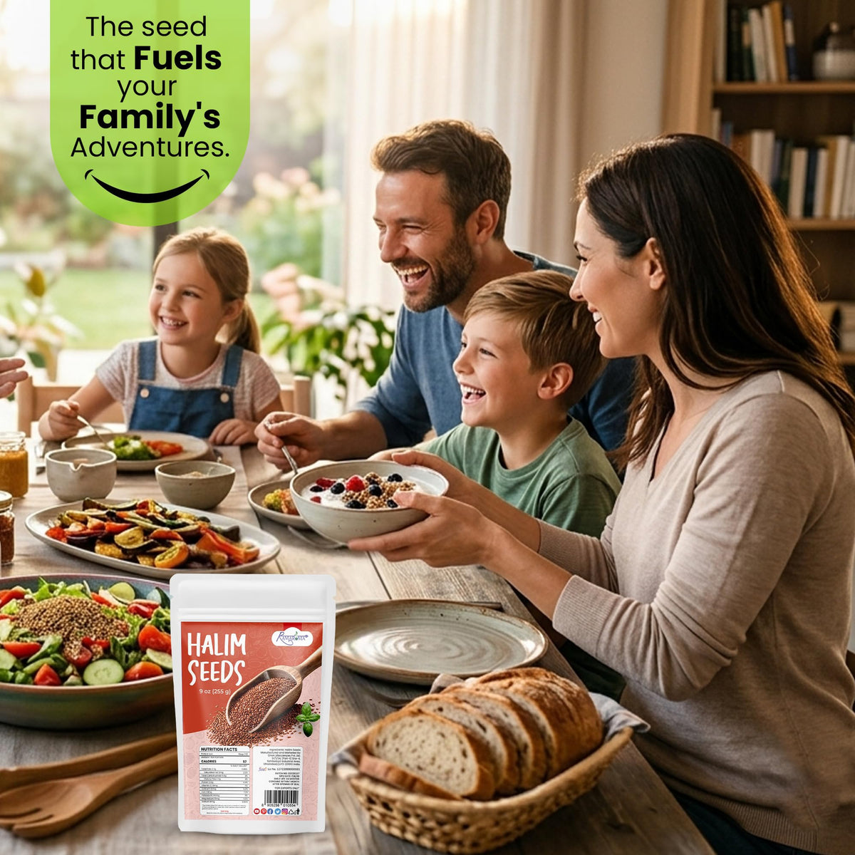 Ramaroma Halim Seeds in a smoothie blends for extra nutrients.