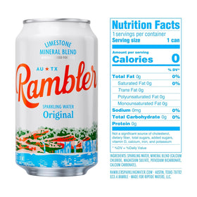 RAMBLER AUTX Lemon-Lime can with bright citrus aroma for a light, flavorful sip